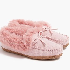 J Crew Heathered slippers